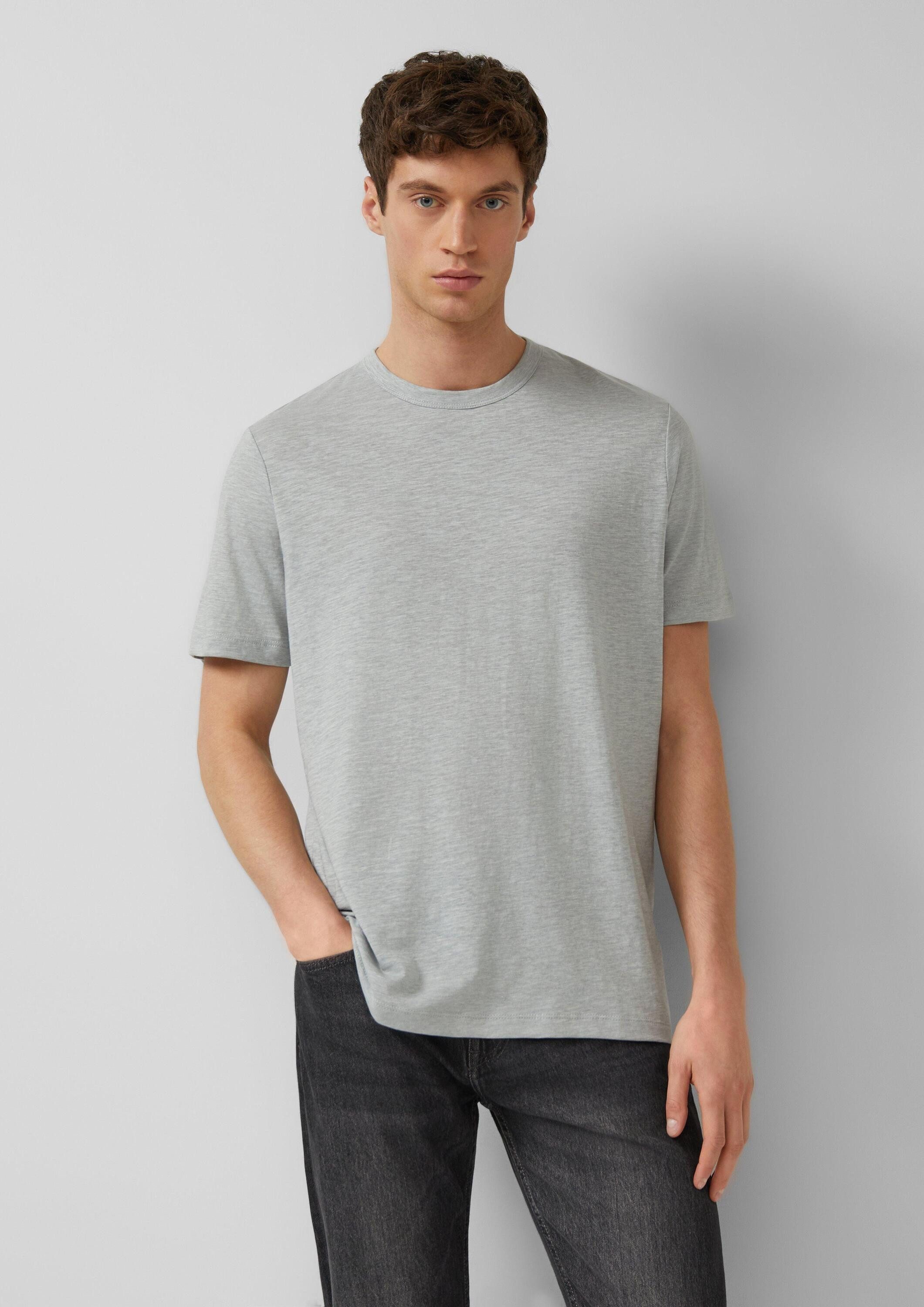 s.Oliver Kurzarmshirt T-Shirt T-Shirt in Melange-Optik