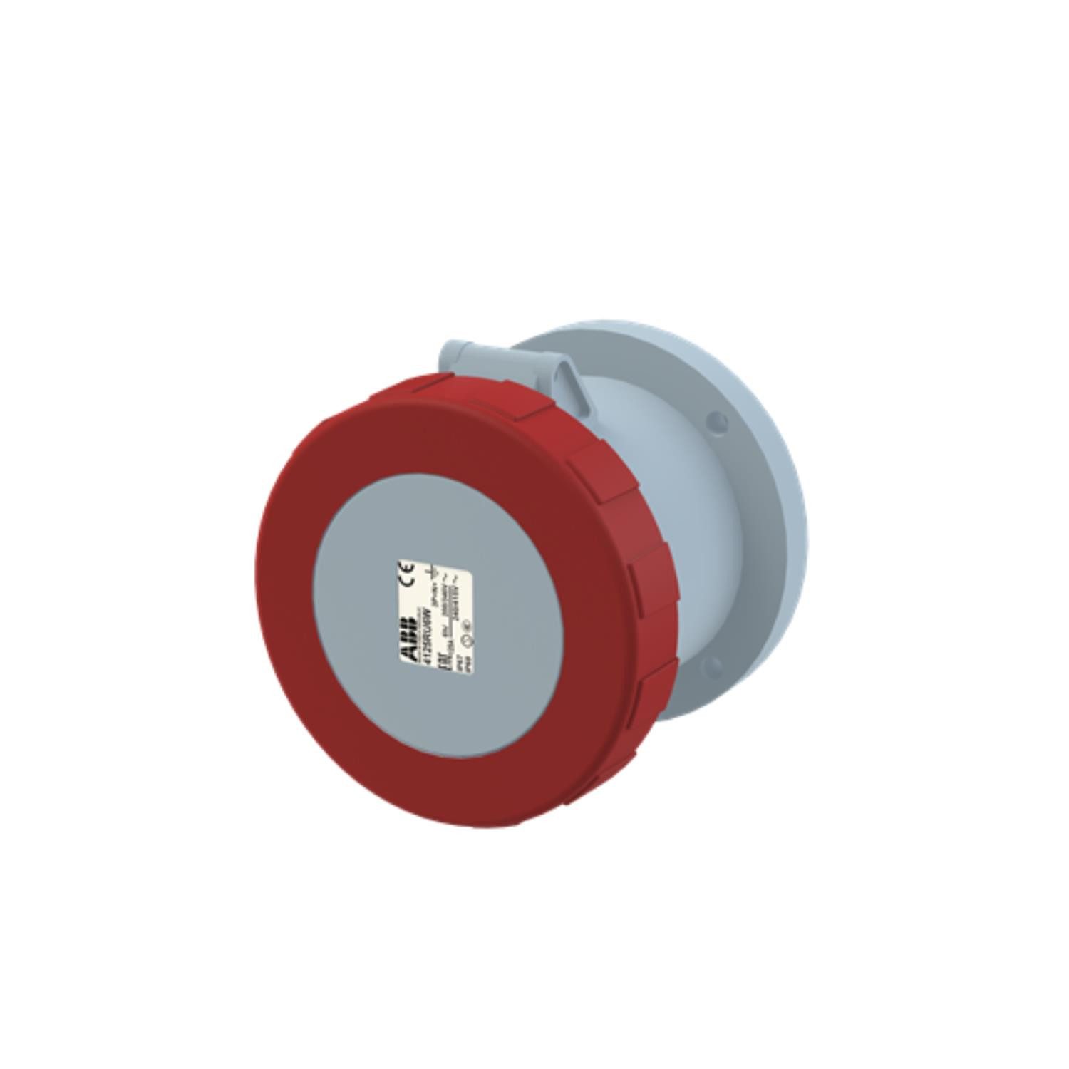 Amphenol CEE-Stecker Titel:125 Ampere CEE Einbausteckdose 5-polig (3P+N+PE) Buchse, Kodier, (CEE Stromverteiler)