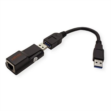 ROLINE USB 3.2 Gen 1 zu Gigabit Ethernet Konverter Computer-Adapter