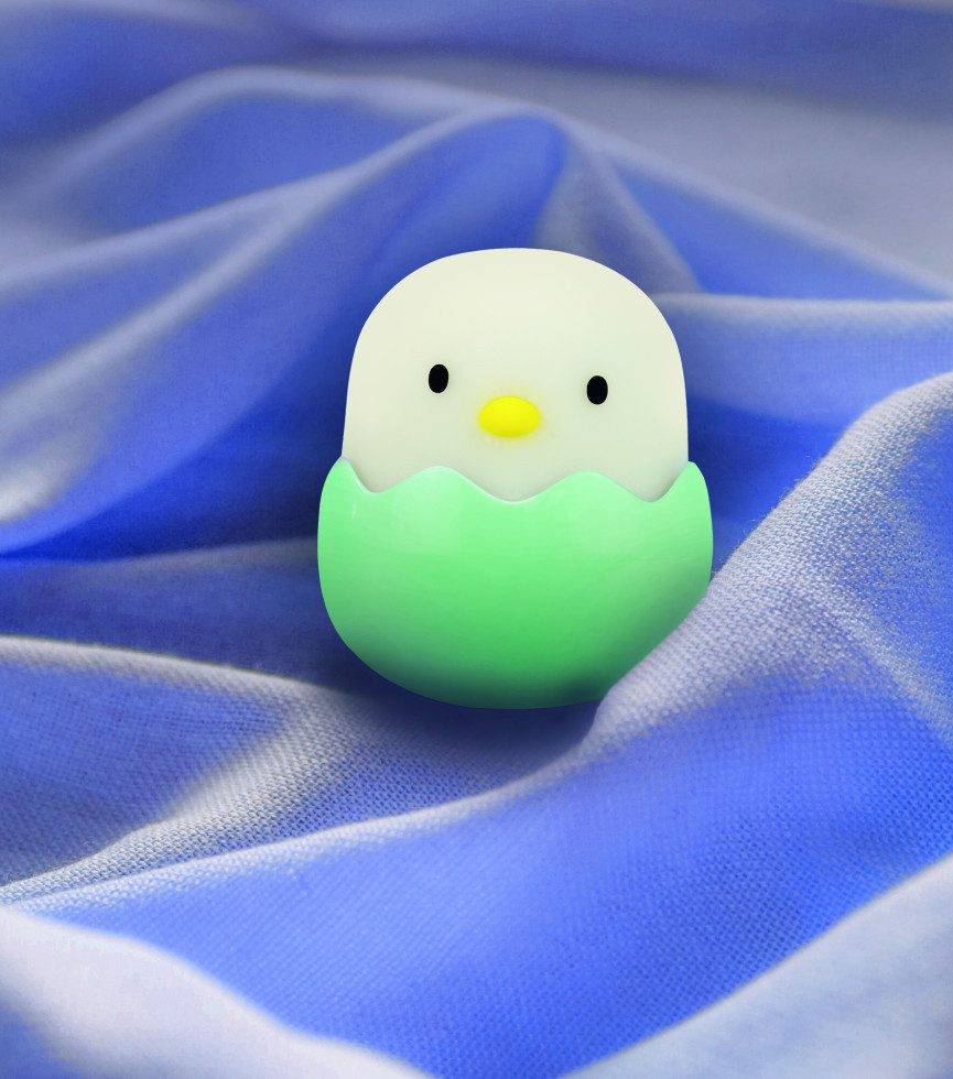 MegaLight Nachtlicht MegaLight LED Baby Eggy Nachtlicht mit Akku 3er-, Inkl. Leuchtmittel, Dimmbar ohne Bewegungsmelder