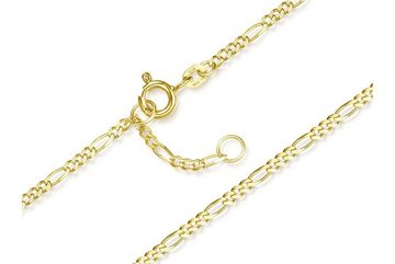 Silberkettenstore Fußkette Fußkette Figaro 2mm - echt 585 Gold, Länge wählbar