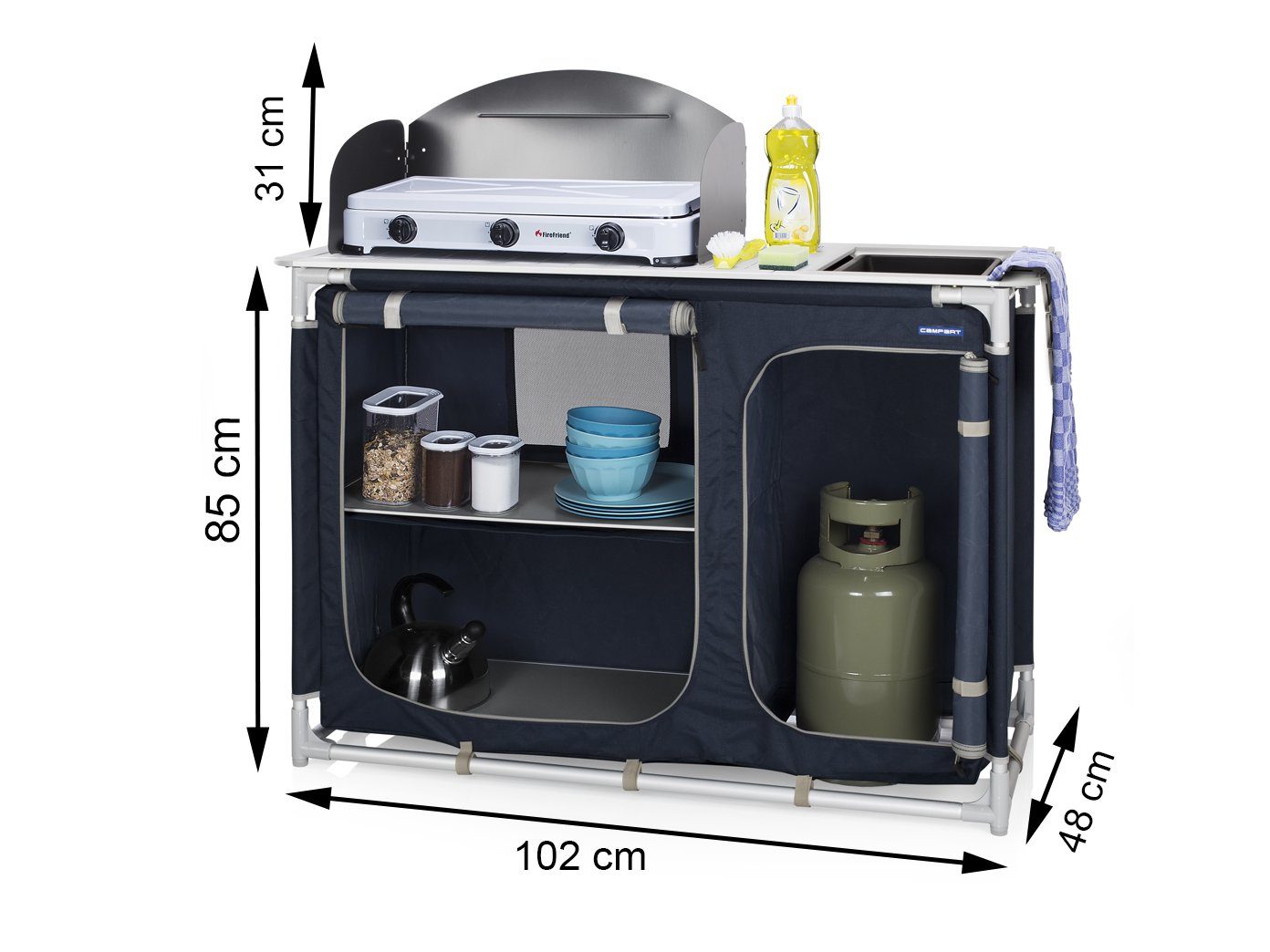 Outdoor Camping faltbare Spüle Zusammenklappbare Küche Waschbecken 