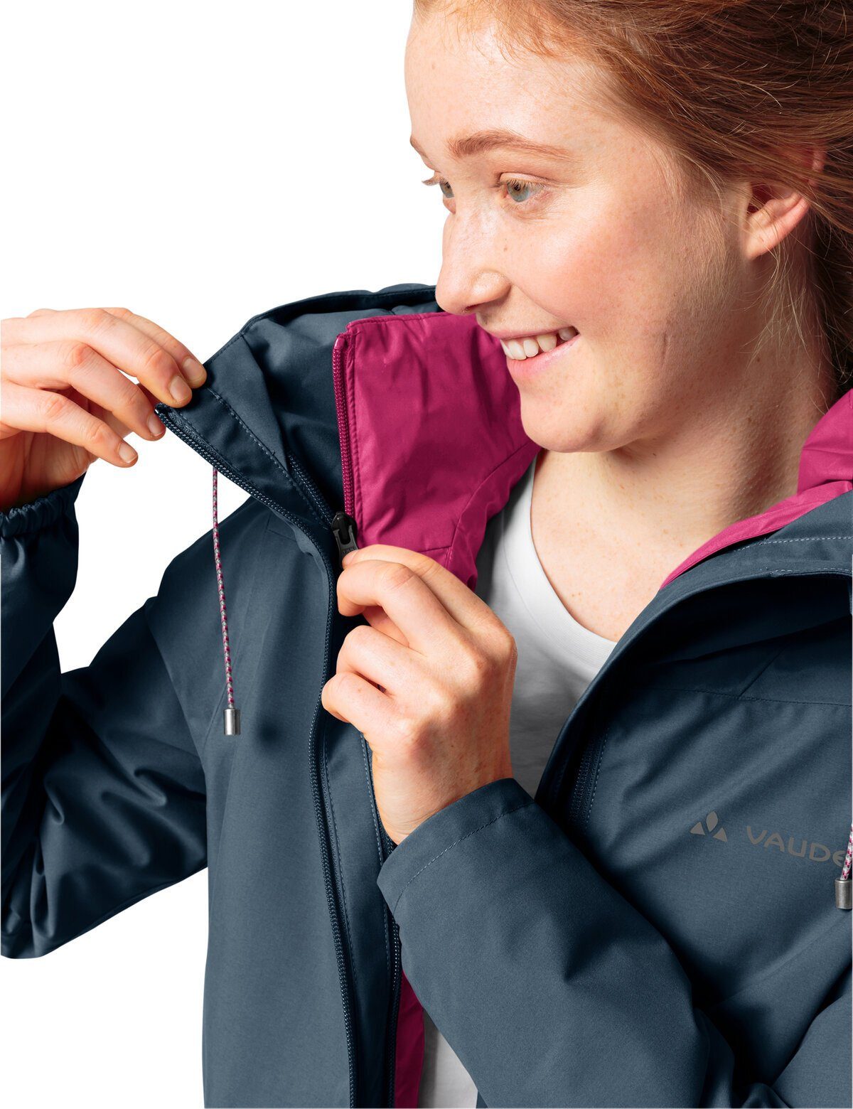 Women's VAUDE Jacket dark 3in1 Mineo sea 3-in-1-Funktionsjacke