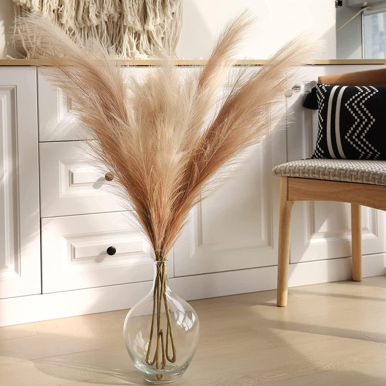 LuxusKollektion Bodenvase Bodenvase Glas Transparent Groß für Pampasgras (1 St)