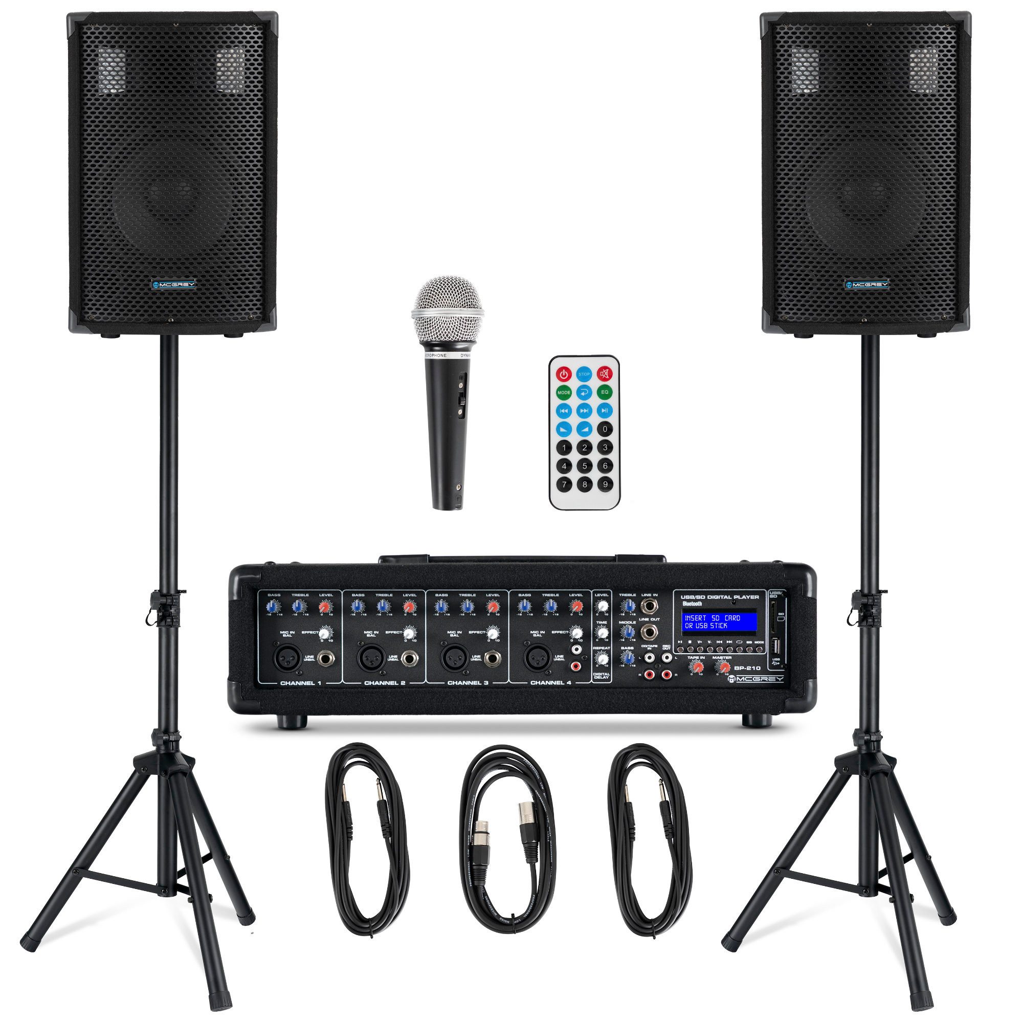 McGrey BP-210 Bandpack PA-Anlage 100 Watt Lautsprechersystem