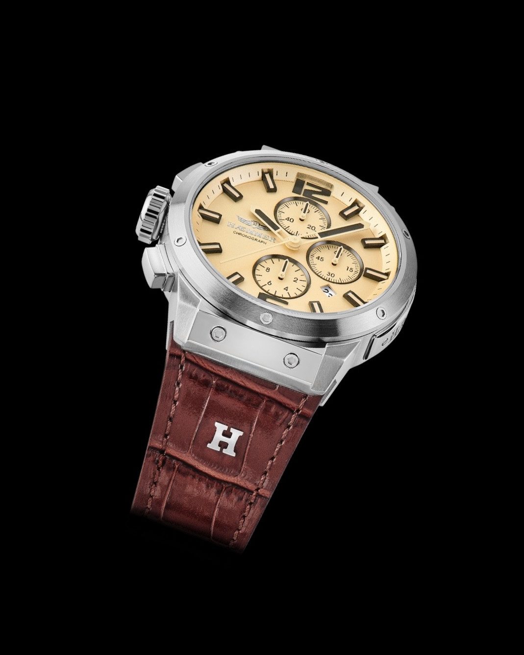 HAEMMER GERMANY Chronograph AXIOM, EG-015, Quarzuhr, Armbanduhr, Herrenuhr, analog, Tag, Stoppfunktion