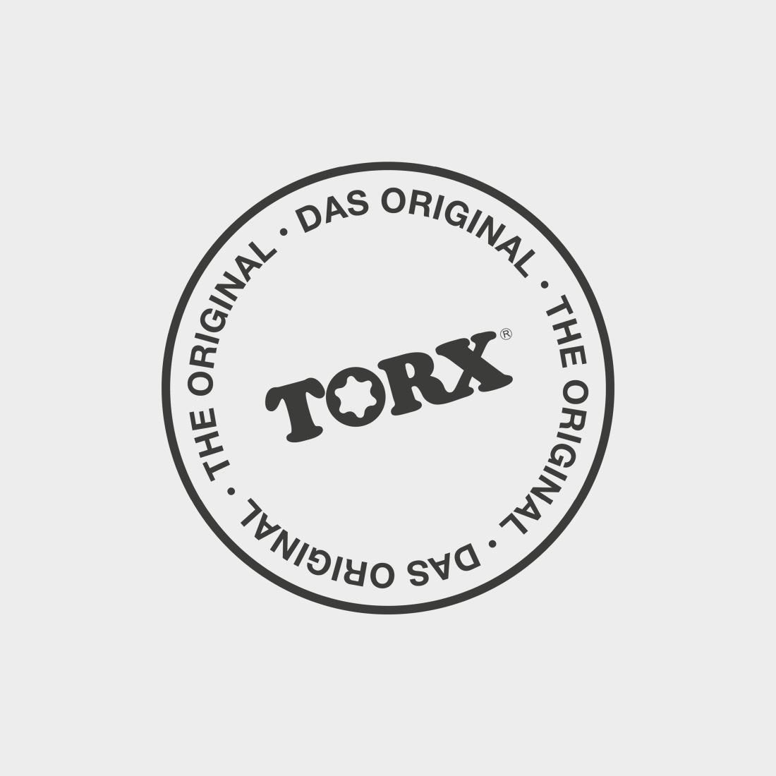 TORX Torxschlüssel TX9-TX40 Winkelschraubendreher mit Tip Black T-Griff, Force Duplex Up, Griff