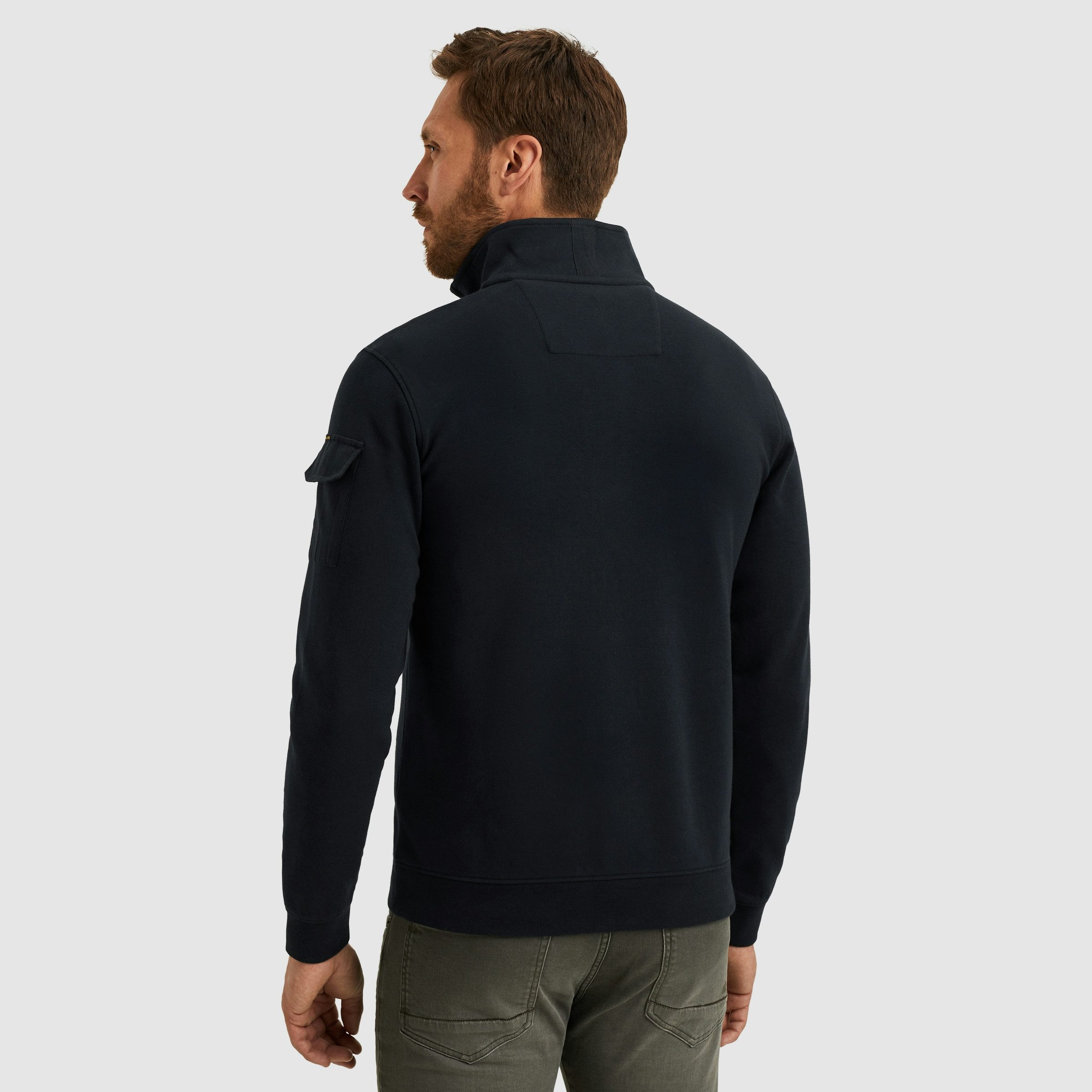 PME LEGEND Sweatshirt mit Logo Stickerei
