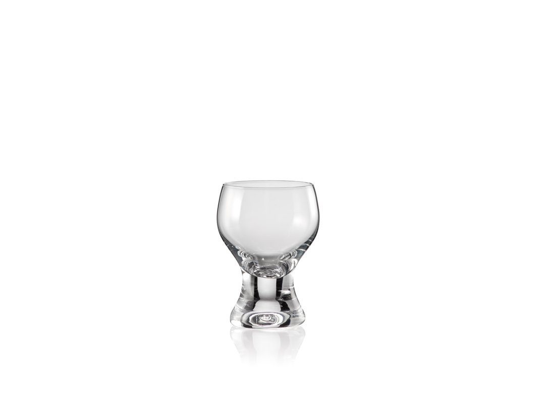Crystalex Likörglas Gina klar 60 ml 6er Set, Kristallglas, Kristallglas