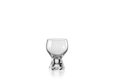 Crystalex Likörglas Gina klar 60 ml 6er Set, Kristallglas, Kristallglas