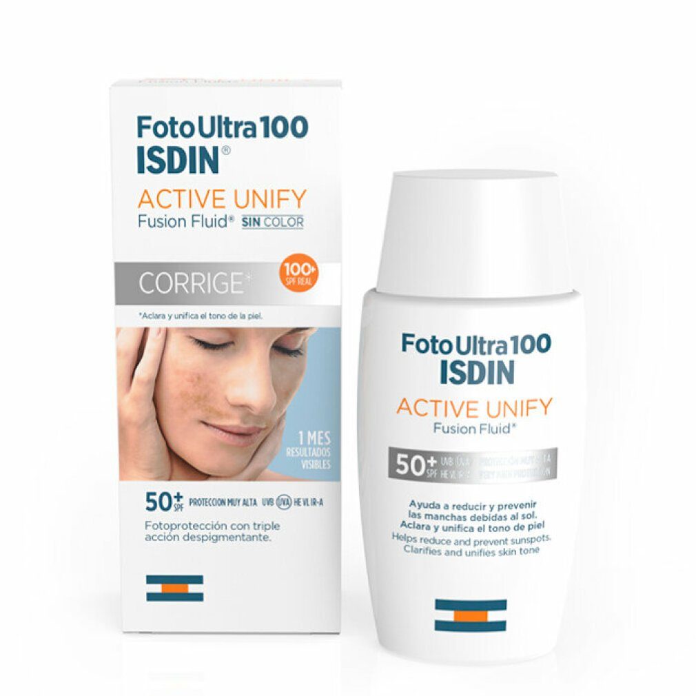 Isdin Sonnenschutzpflege Fotoultra 100 Active Unify Fusion Fluid Spf50 50ml