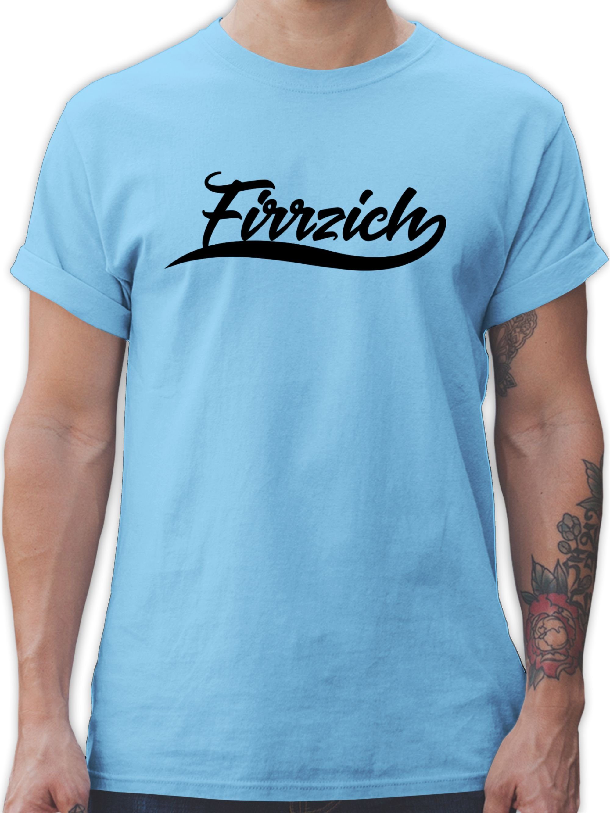 Shirtracer T-Shirt Firrzich 40. Geburtstag 3 Hellblau