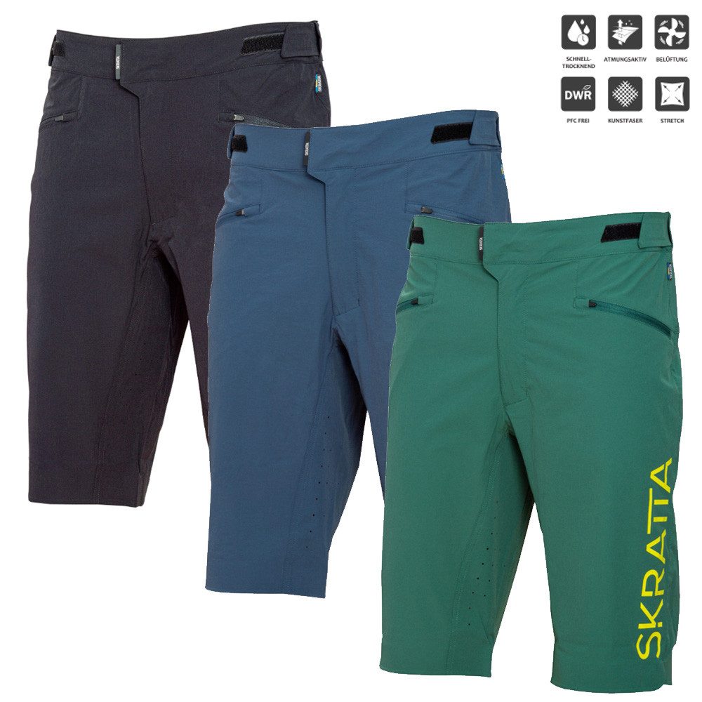 Trainingstights Skratta - Bente Shorts - kurze Hosen Stretch Radhose Wanderhose