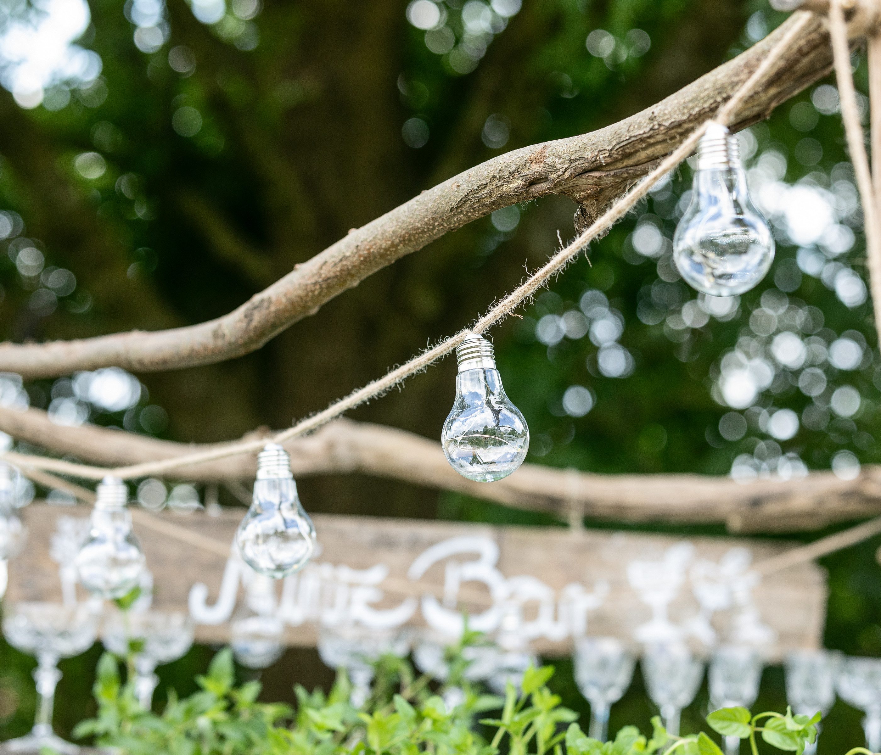 Dehner LED Solarleuchte Lichterkette Manaus, mit 10 warmweißen Glühbirnen, günstig online kaufen