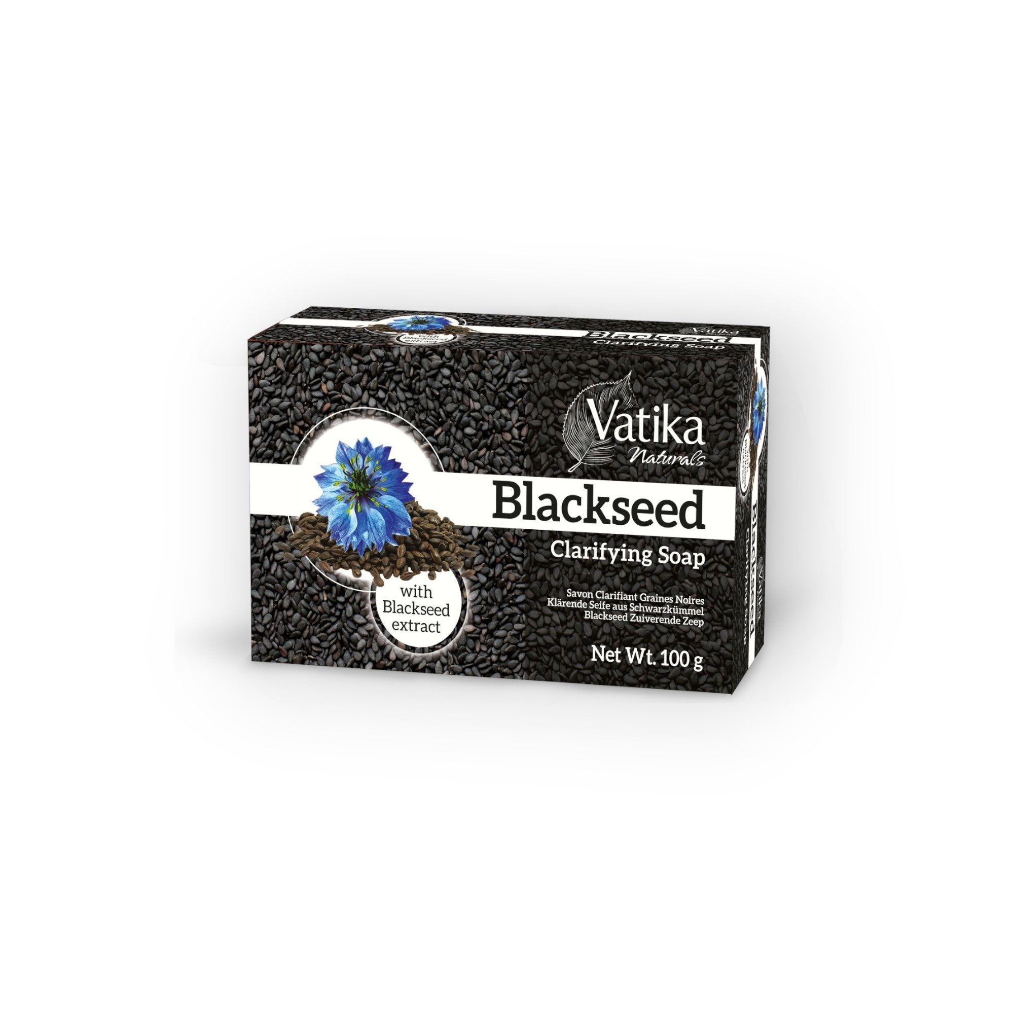 Vatika Feste Duschseife Dabur Vatika Naturals Black Seed Soap 100gr., 1-tlg., Mit Schwarzkümmel, für die tägliche Reinigung, 100 g