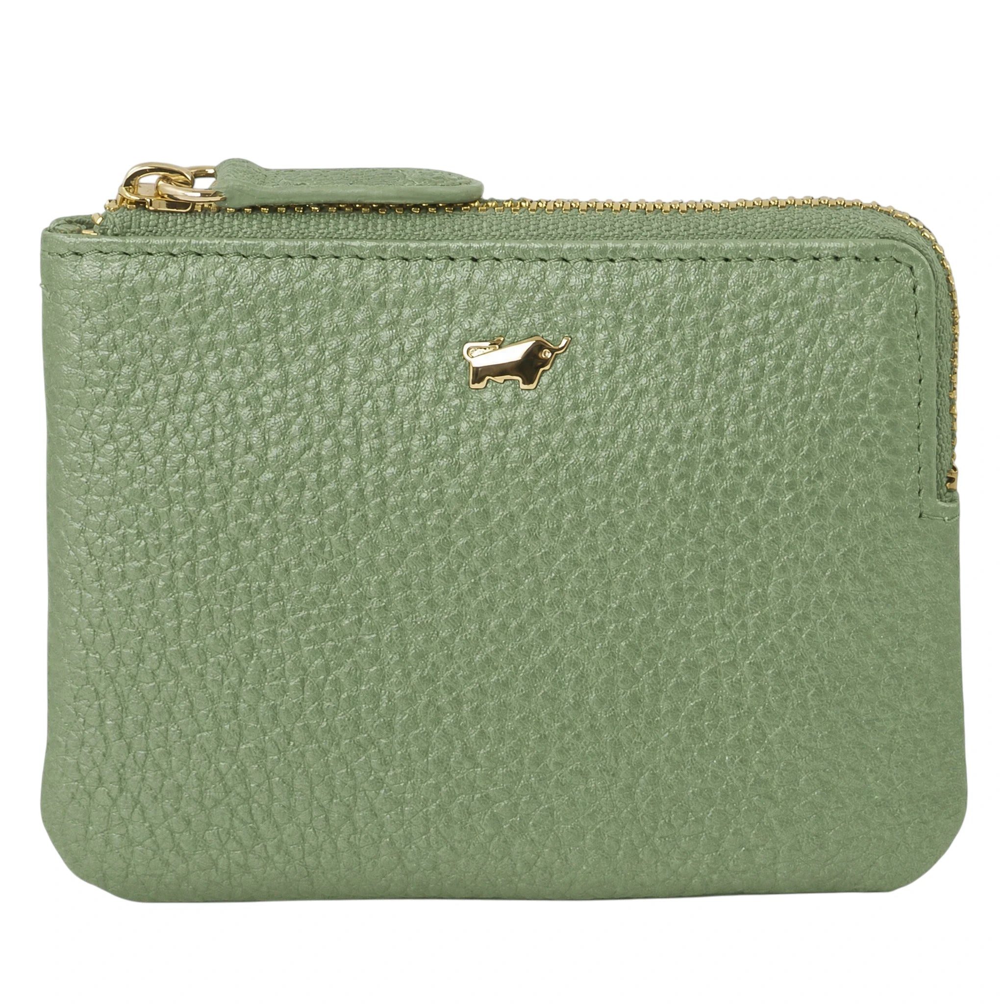 Braun Büffel Mini Geldbörse ALESSIA Geldbörse S 3+2 Kartenfächer grün