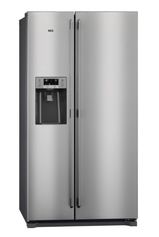 AEG Side-by-Side RMB76121NX, 177 cm hoch, 91.2 cm breit, NoFrost,  NoFrost-Technik im Gefrierraum – nie mehr abtauen