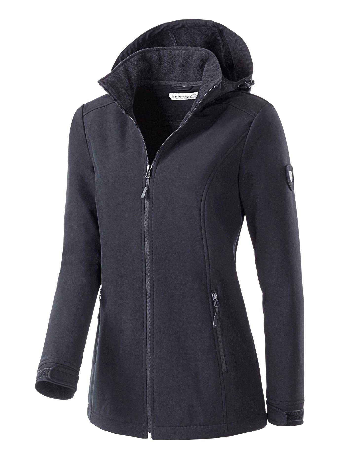 casual looks jacke mit kapuze in weiss casual looks jacke mit kapuze in weiss
