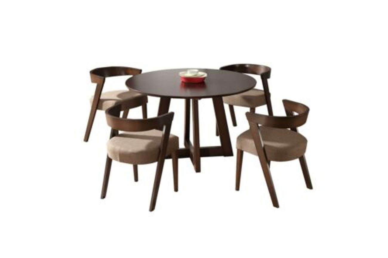JVmoebel Esstisch, Rund Tisch Ess Zimmer Holz Runde Tische Designer