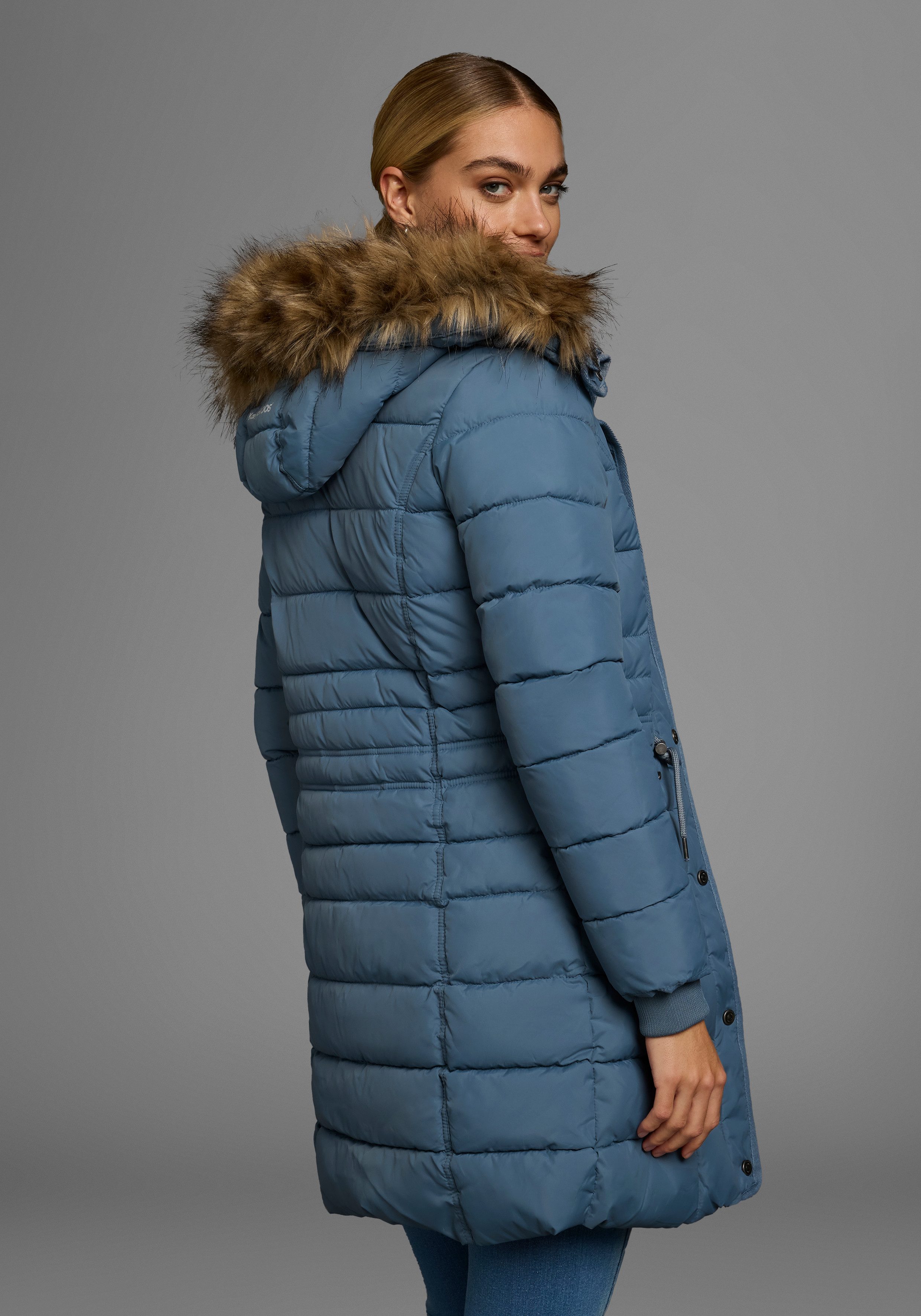 KangaROOS Steppjacke figurbetonter Schnitt, mit Reißverschlusstaschen günstig online kaufen