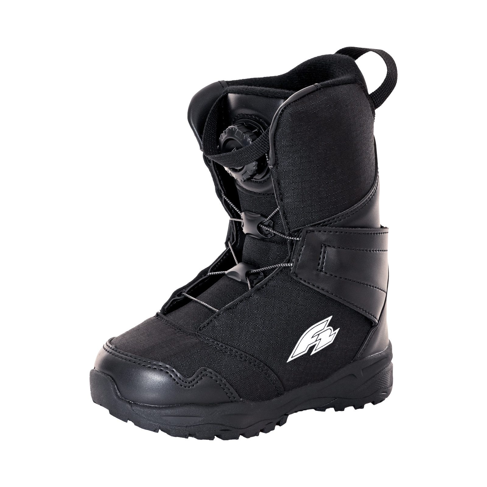 F2 F2 Junior Snowboard Boots Kids Atop - Rookie Größe wählbar Schwarz Snowboardboots