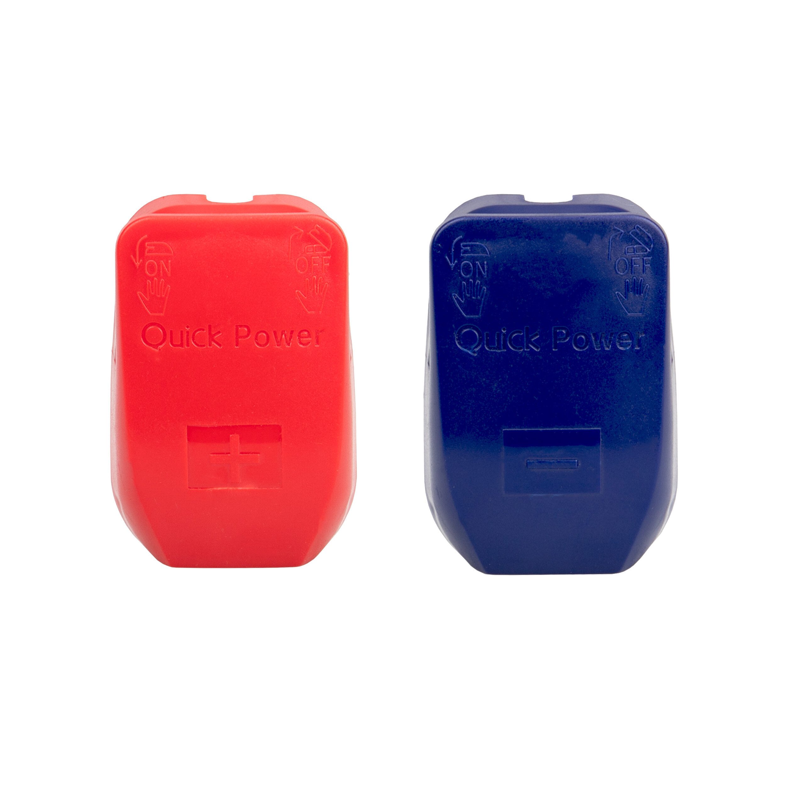 alca Batteriepolklemme Batterieklemmen Clip Fix Batterie Polklemmen Auto 12V Pos/Neg Rot/Blau, 2-St.