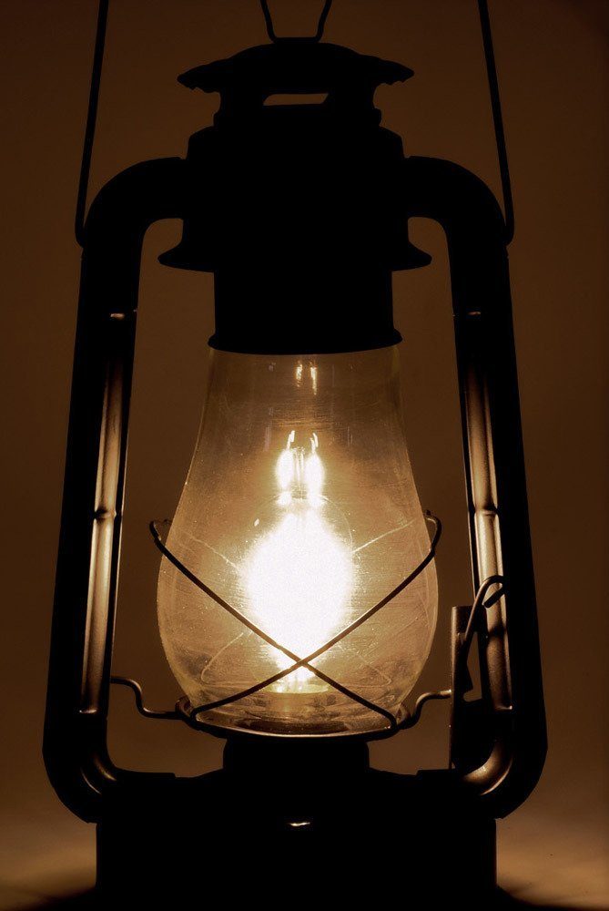 Home & styling collection Dekolicht Laterne mit Henkel, schwarz, 38 cm - Home Styling Collection, Leuchte mit Dekofunktion, ohne Leuchtmittel