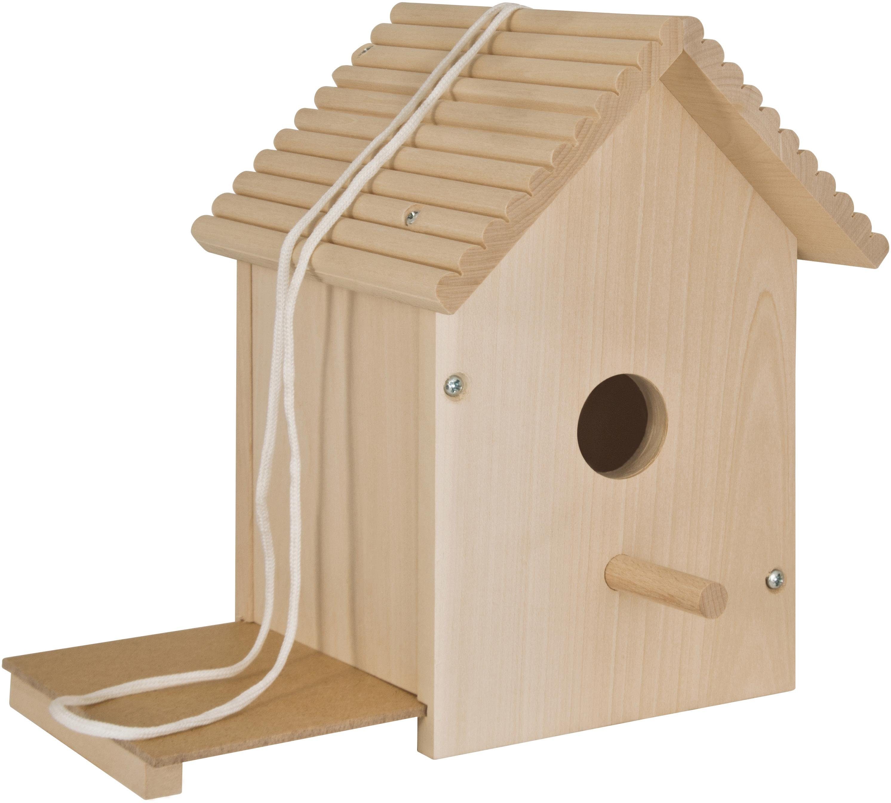 Eichhorn Kreativset Outdoor Zusammenbauen Holzspielzeug, in Europe Vogelhaus, Zum Bemalen; und (Set), Made