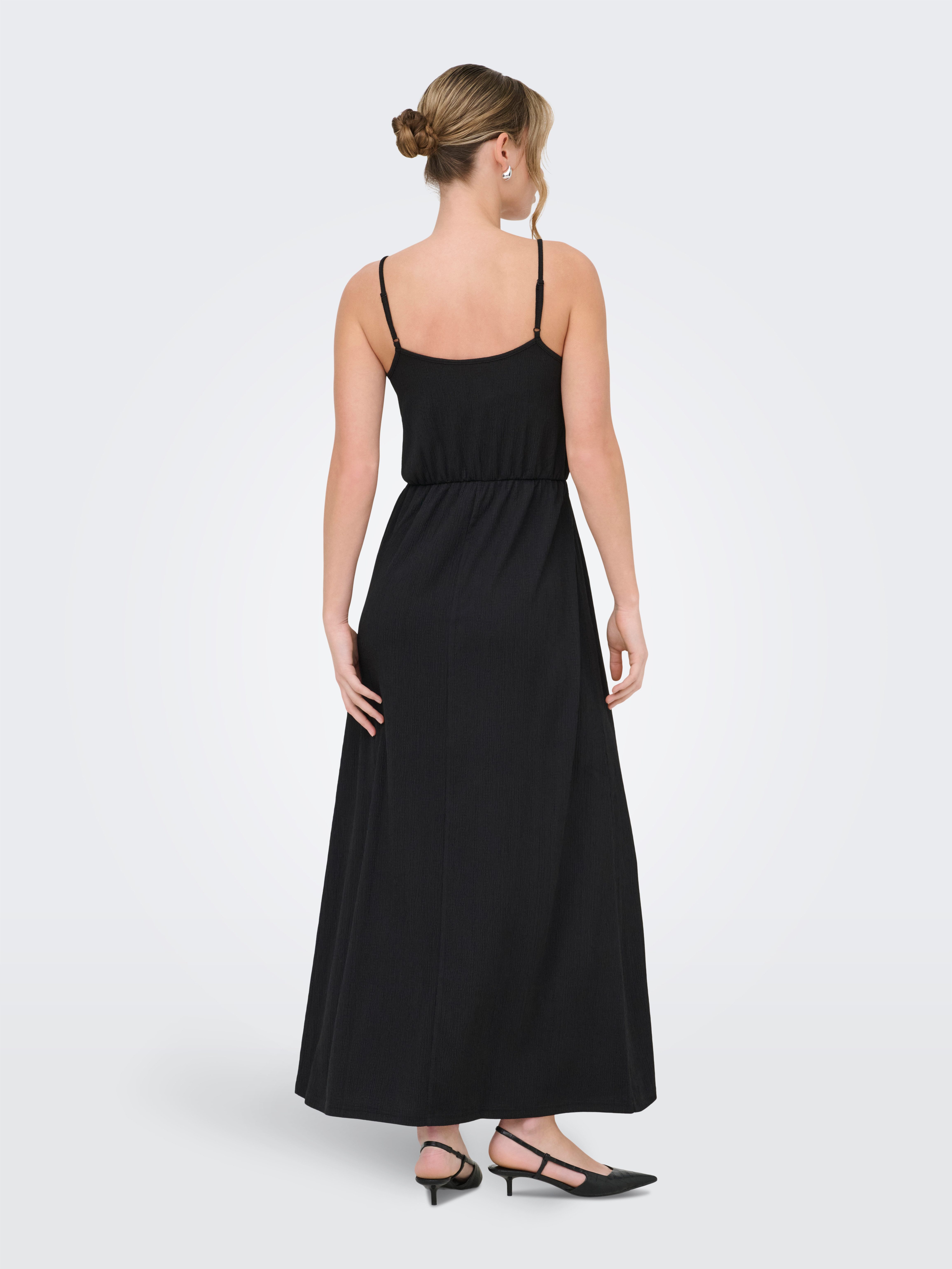 ONLY Maxikleid ONLALTA S/L LONG STRAP DRESS PNT ZLO