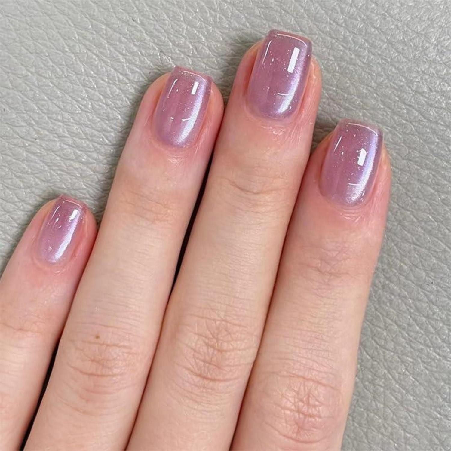 LuxusKollektion Kunstfingernägel Künstliche Fingernägel Kurz Square Magnetic Nagelkleber CA-B9