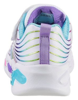 Skechers Kids WAVY BEAMS Sneaker mit leuchtender Sohle, Freizeitschuh, Halbschuh, Schnürschuh