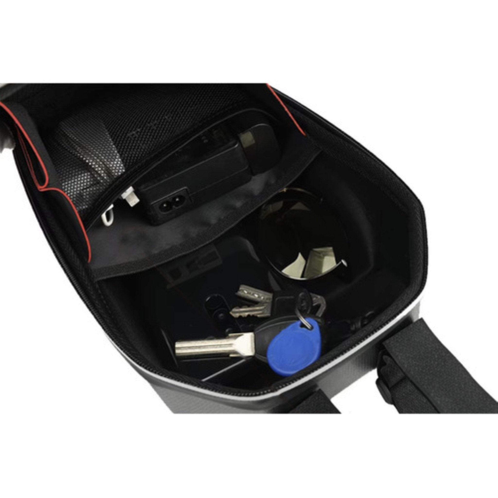 Trizand Fahrradtasche Rollertasche E-Scooter wasserdicht 5 l Universal Lenker Tasche (Rollertaschen-Set für E-Scooter, urban und praktisch, wasserdicht, 5 l inkl. Geldbeutel, reflektierende Streifen, Lenkerbefestigung), Universell, wasserdicht, leicht, kompaktes Design, 5l Fassungsvermögen