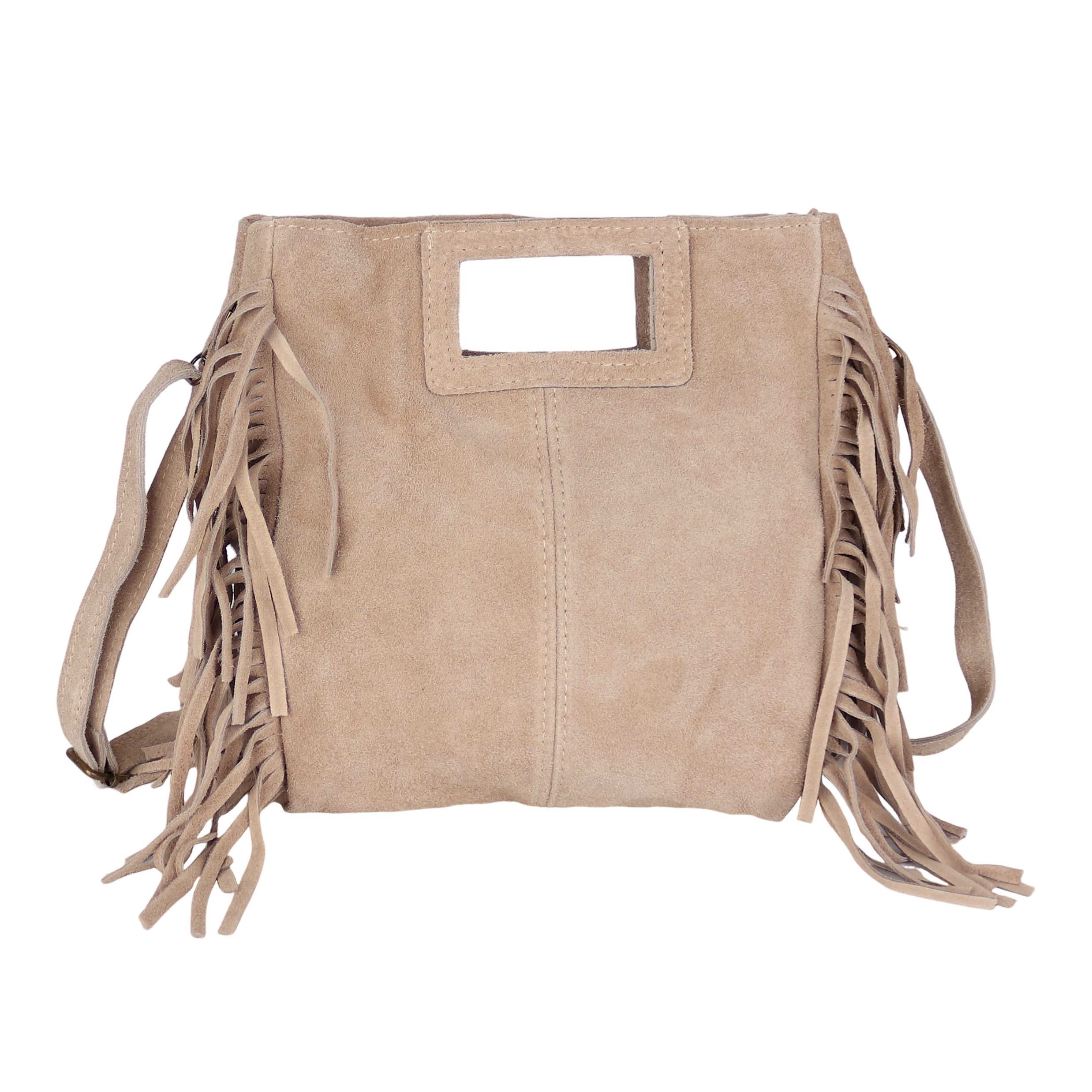 Umhängetasche Damen Crossbody Bag, Echtleder Made In Italy