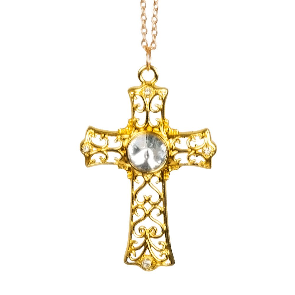 Kostüm Halskette Kreuz Jewel Cross