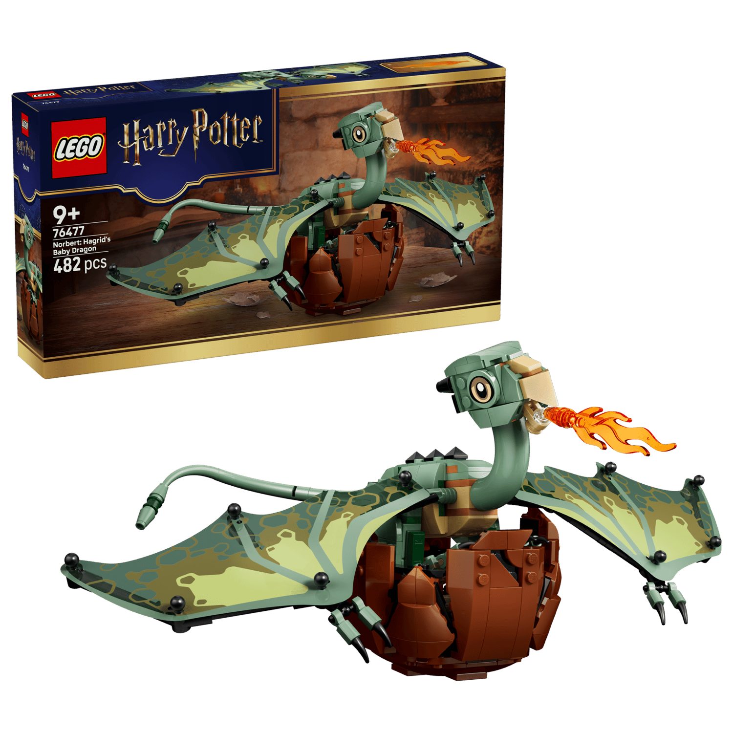 LEGO® Harry Potter 76477 Norbert: Hagrids Baby-Drache Spielbausteine, (Set, 482 St., Set) – Bild 2 von 3