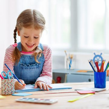 relaxdays Kinderschreibtisch Kinder Schreibtisch und Stuhl Seefahrt