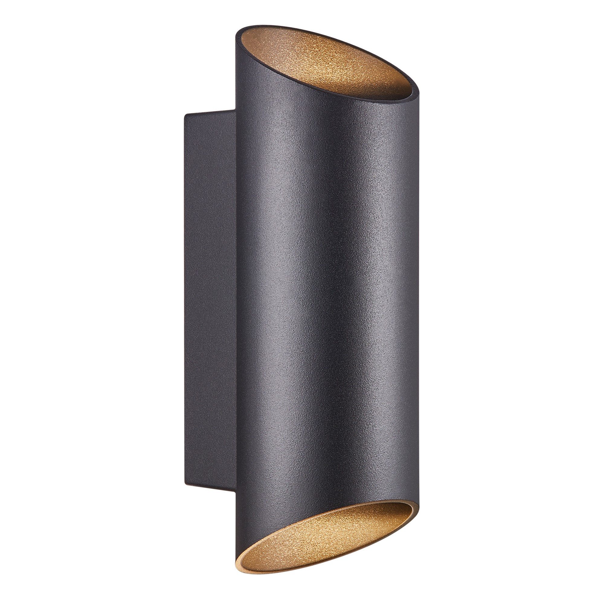 Nordlux Außen-Wandleuchte Nico Round/Square 22 Wandlampe IP54 Fassadenleuchte 2xGU10, ohne Leuchtmittel