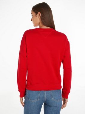 Tommy Jeans Sweatshirt mit Dropshoulder-Design und Frontlogo