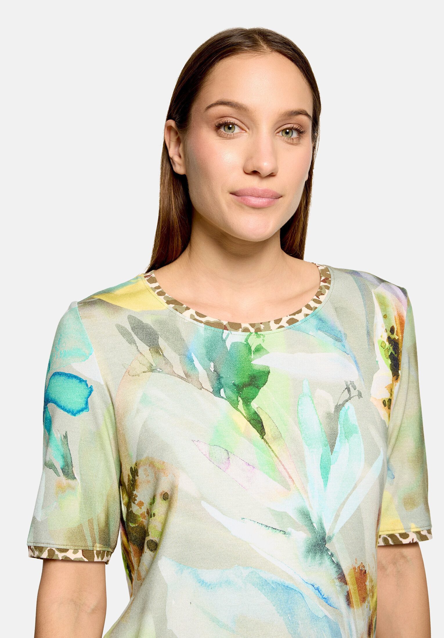 Betty Barclay Kurzarmshirt Damen mit Rundhalsausschnitt (1-tlg)