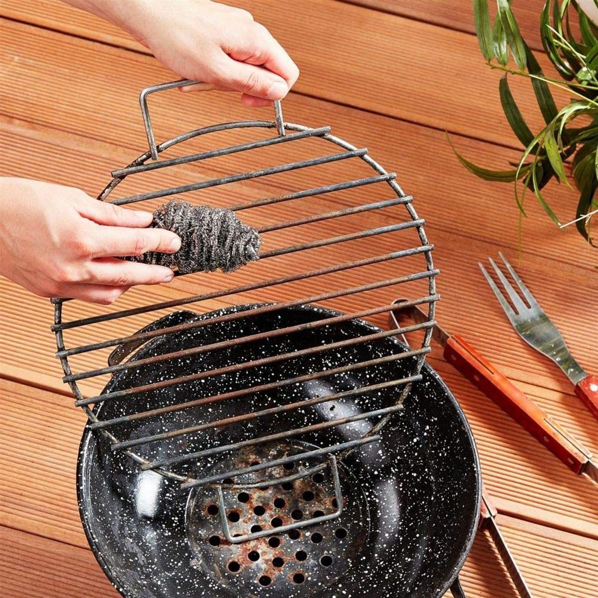 SPONTEX Stahlschwamm Spontex 3343 Spontex Spirinett Topfreiniger, 3 St.