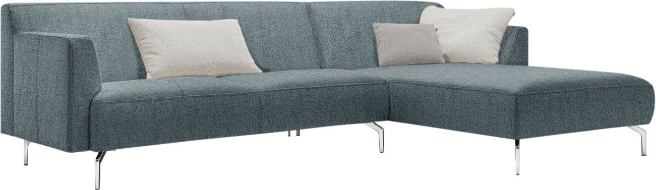 hs.446, Breite Optik, schwereloser Ecksofa minimalistischer, cm hülsta 296 sofa in