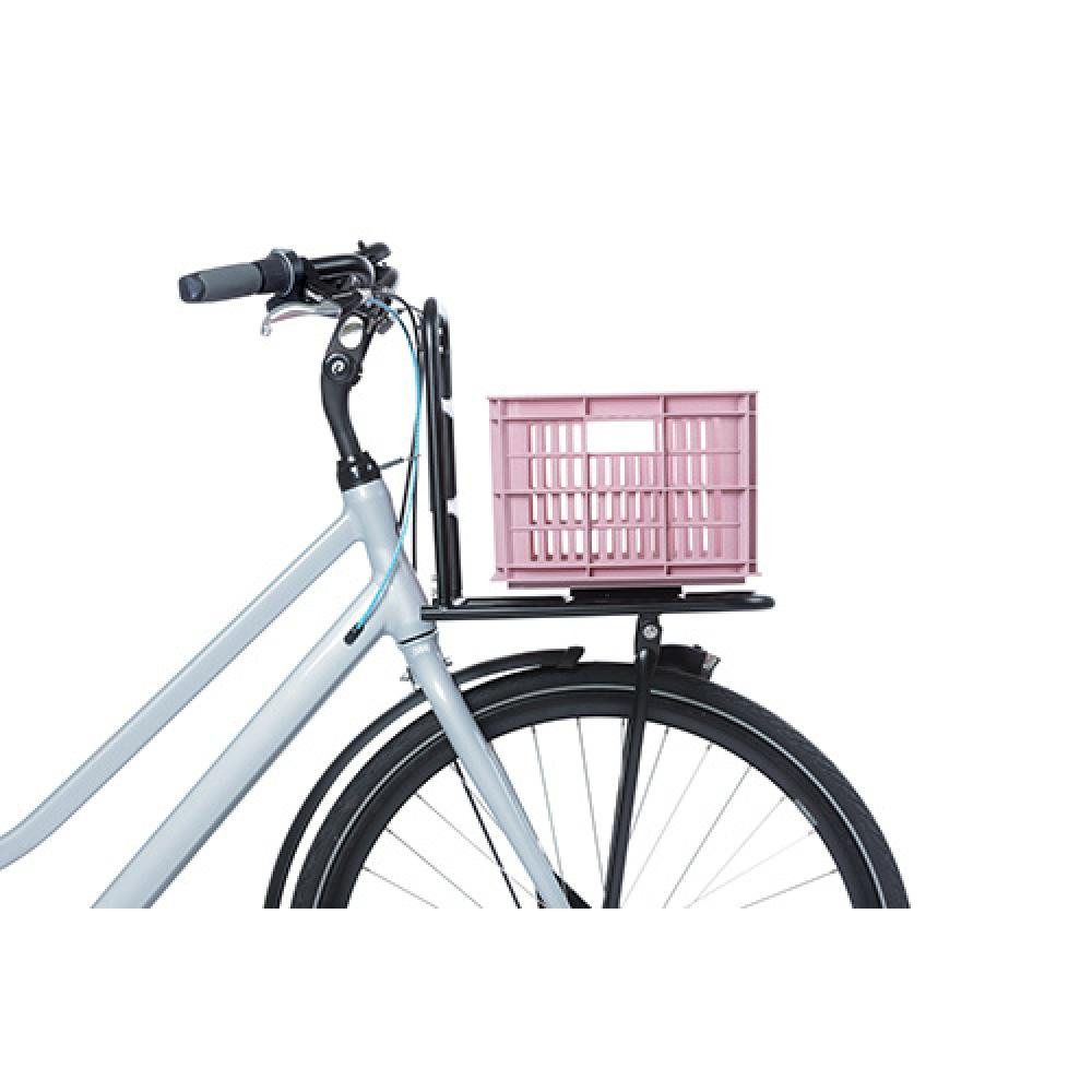 Basil Fahrradkorb Basil Fahrradkiste S, 17,5L, rosa, recycelter Kunststoff, 39x29x20cm