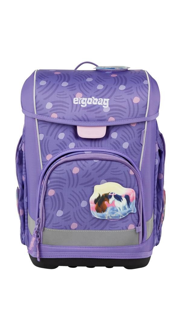 ergobag Schulranzen cubo light Set (5-tlg., 5-teiliges Set), wiegt nur 780g