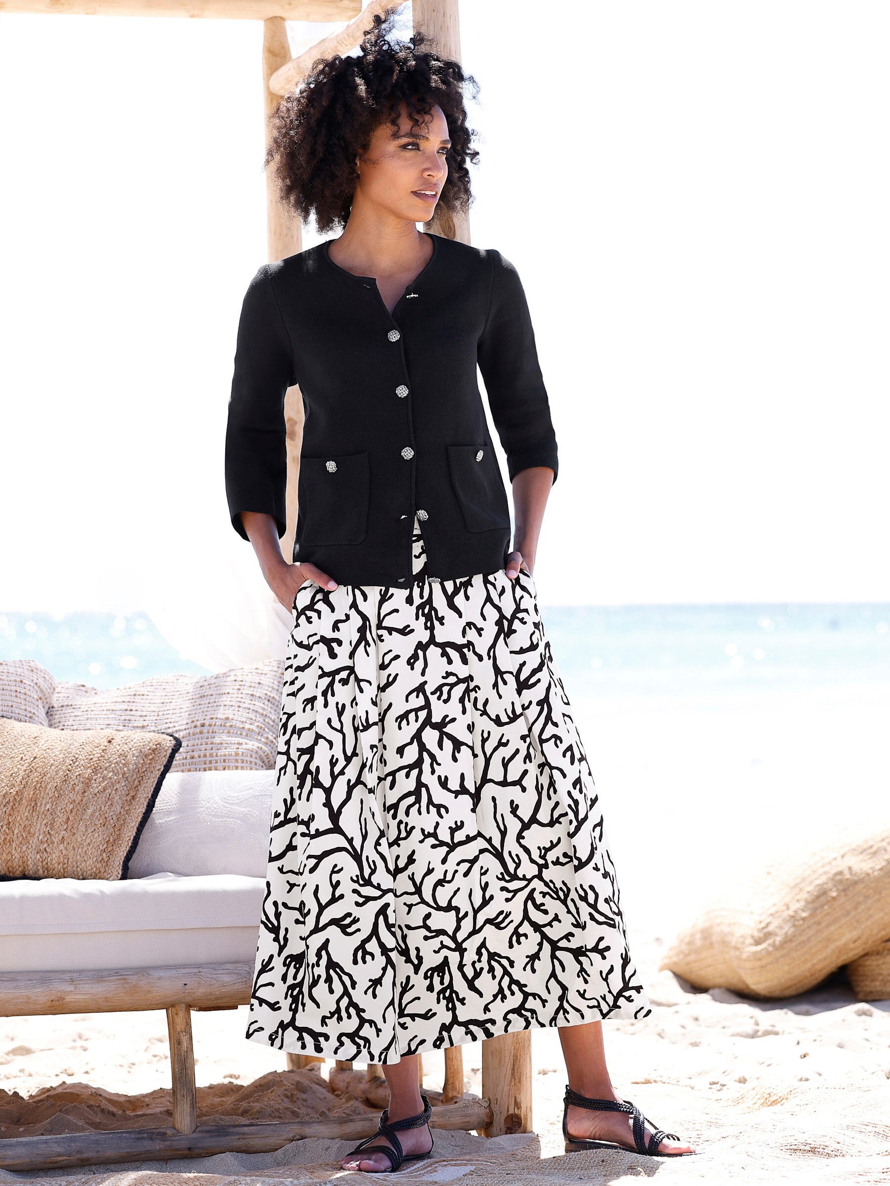 heine Strickjacke Feinstrickjacke