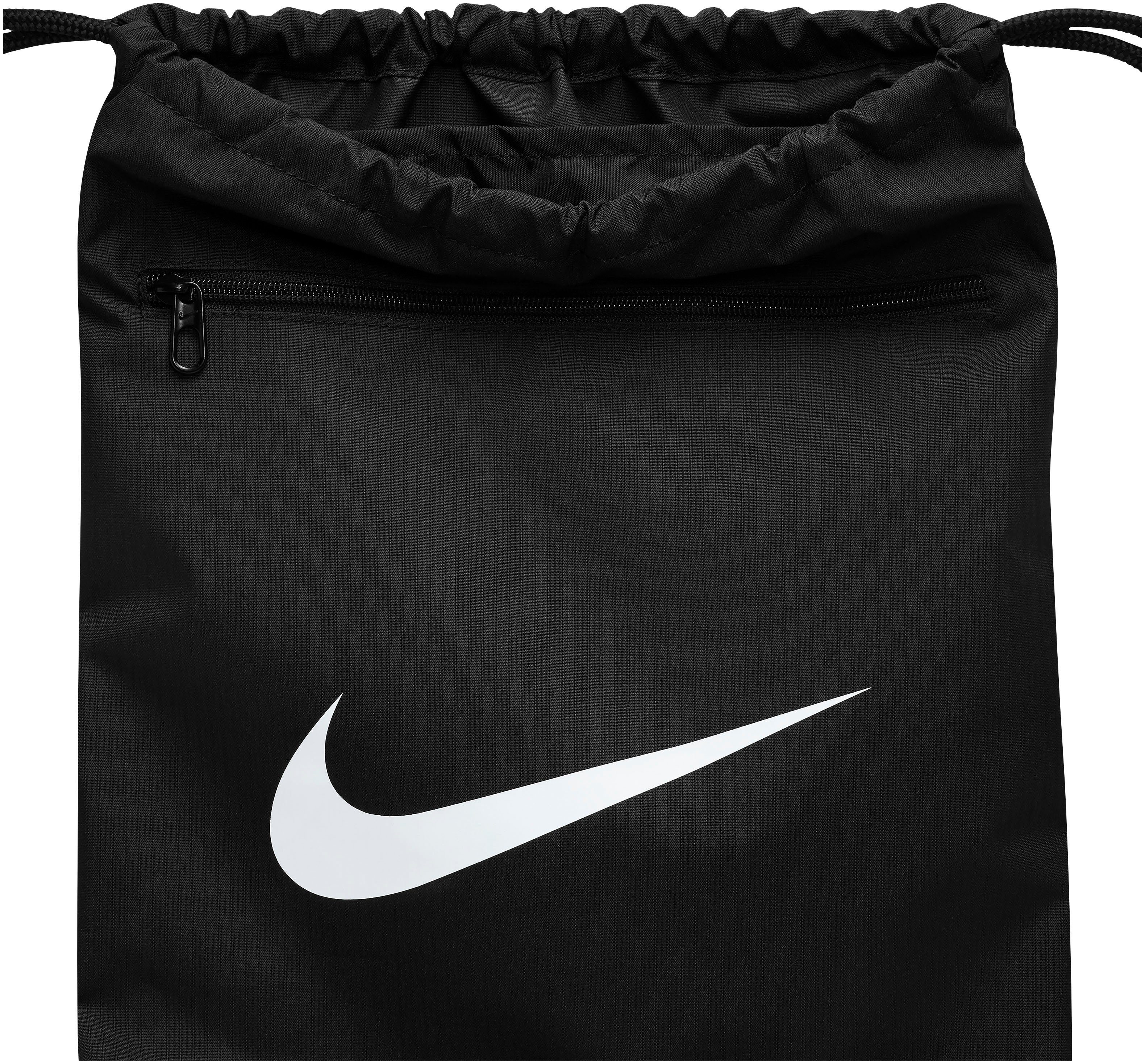 Nike Sporttasche NK BRSLA DRAWSTRNG - 9.5 (18L) (1-tlg), mit Logodruck, mit Kordelzug-Schulterträger