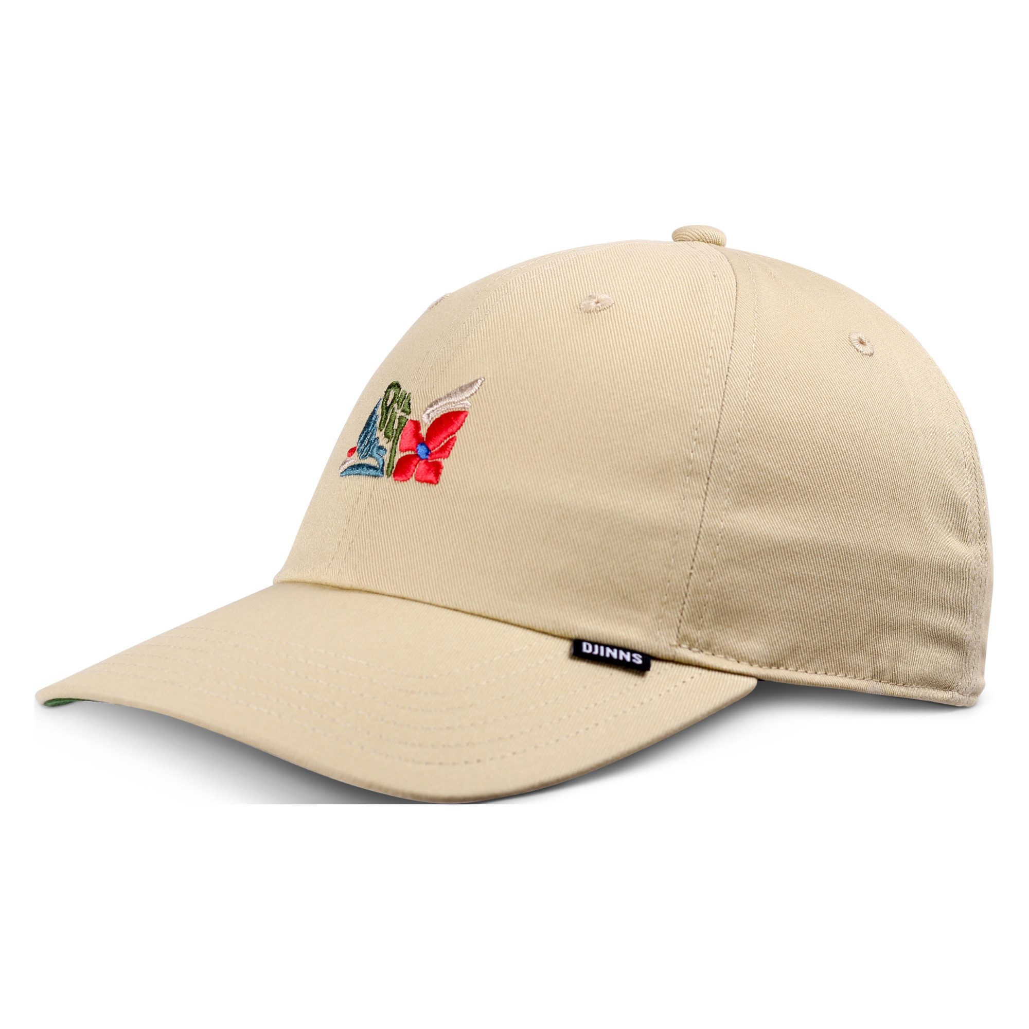 Baseball Cap Djinns Dad Cap M-Flowers Beige
