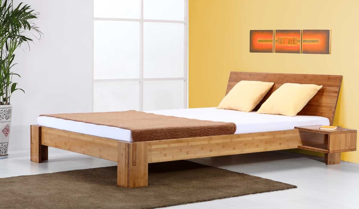 1001 Wohntraum Massivholzbett BALI Bambusbett mit günstig online kaufen