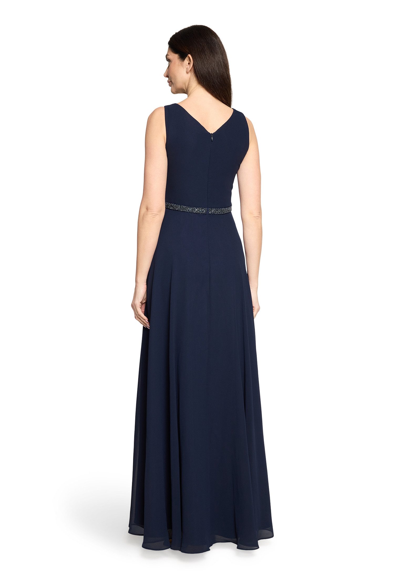 Vera Mont Abendkleid Damen mit Plissee Dekoelemente
