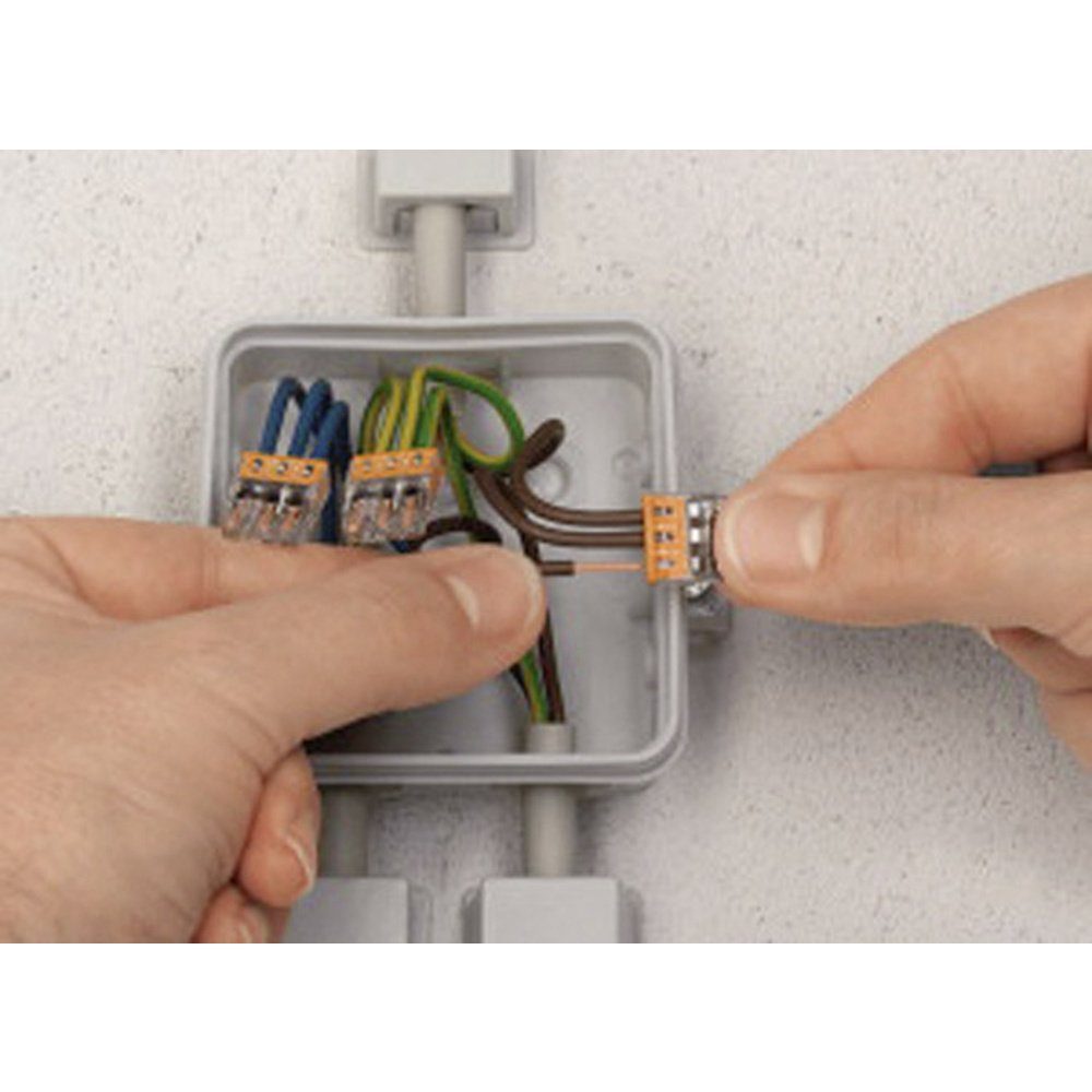 WAGO Verbindungsklemme WAGO 2273-203-100 2273 Dosenklemme flexibel: - starr: 0.5-2.5 mm² Pol