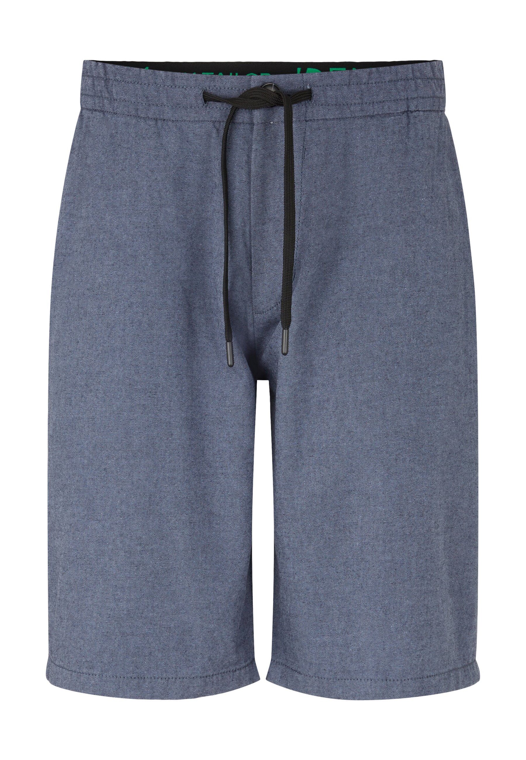 Shorts Hose TAILOR Eingrifftaschen TOM (1-tlg) mit blau kurze Chinoshorts